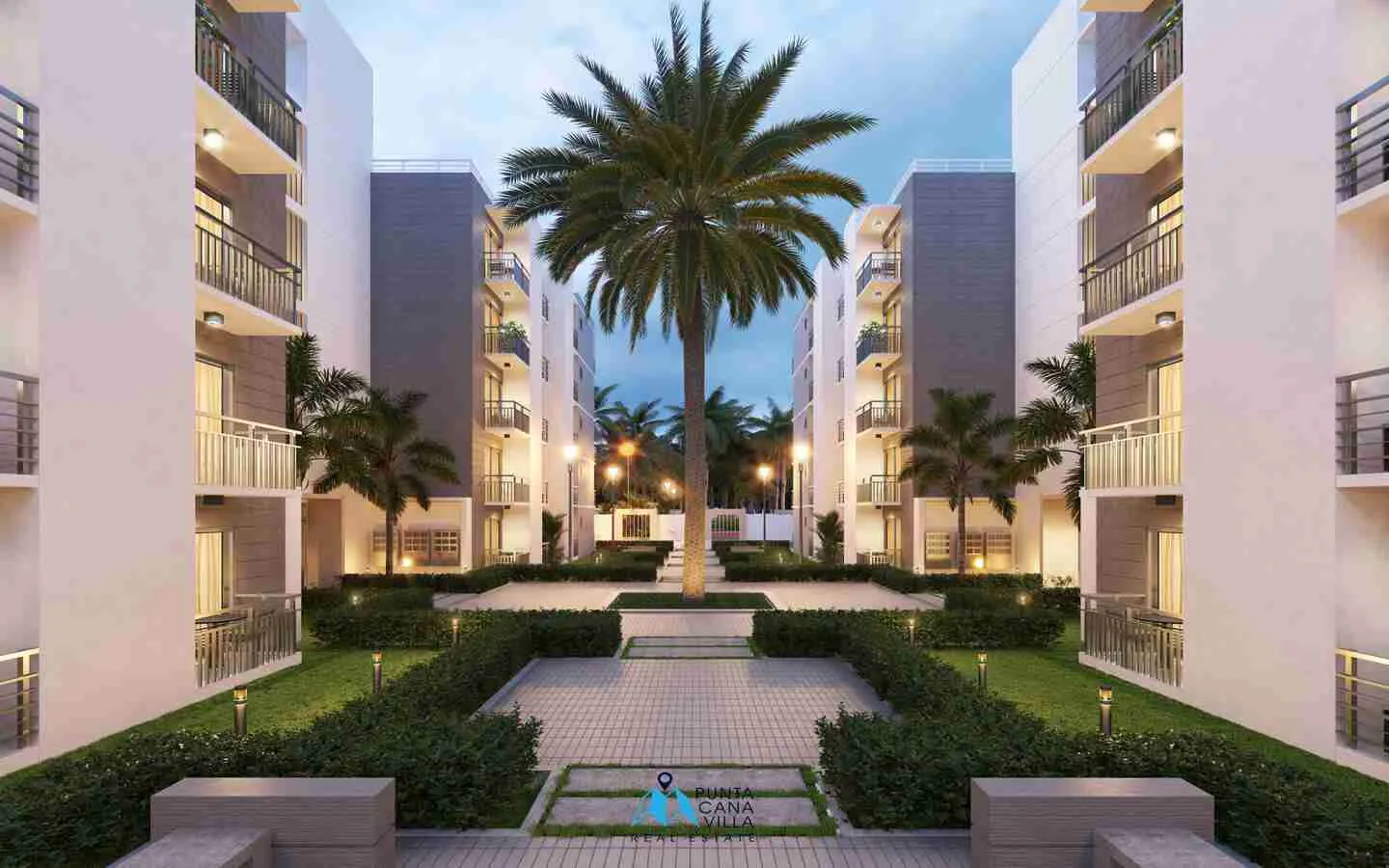 Lovely two bedroom condo for sale in Bavaro, Punta Cana with elevators ()