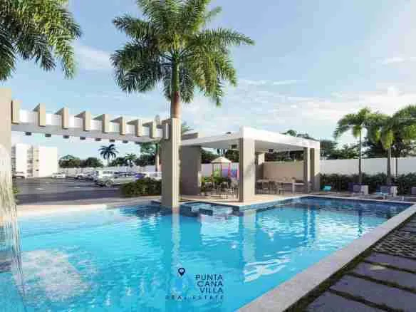 Luxurious three bedroom condo for sale in Bavaro, Punta Cana with balcony ()