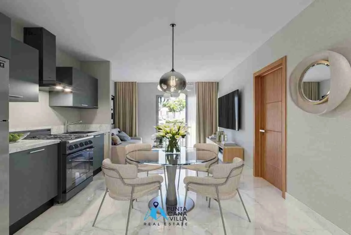 Modern Two Bedroom Condo For Sale In Bavaro, Punta Cana With Home Automation System ()