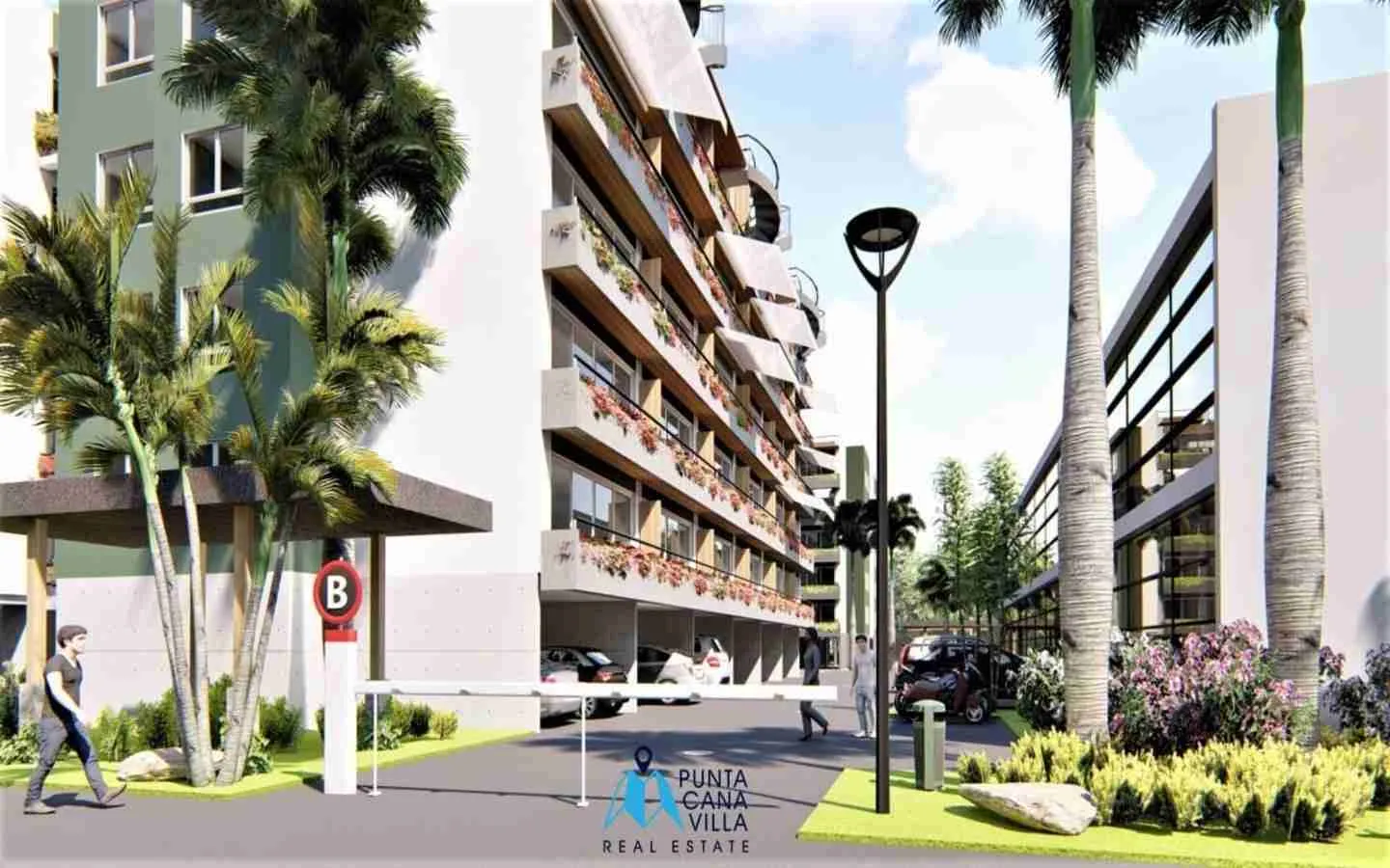 Ample Apartamento De Un Dormitorio En Venta En Bavaro, Punta Cana Con Balcón