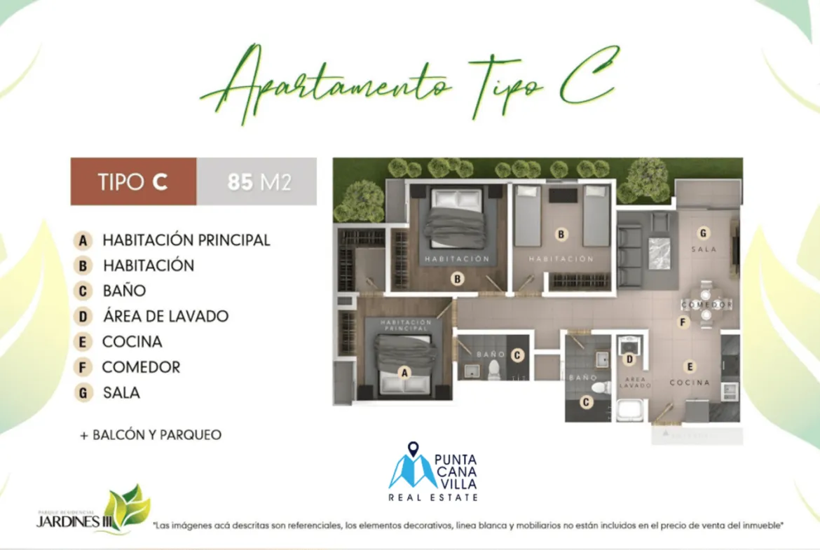 Spacious Three Bedroom Condo For Sale In Bavaro, Punta Cana With Club House ()