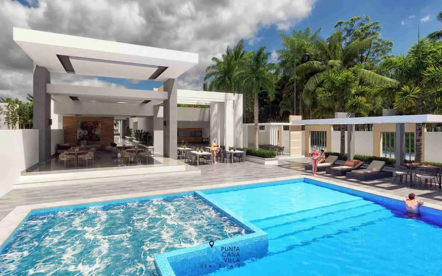 Spacious Three Bedroom Condo For Sale In Bavaro, Punta Cana With Club House ()