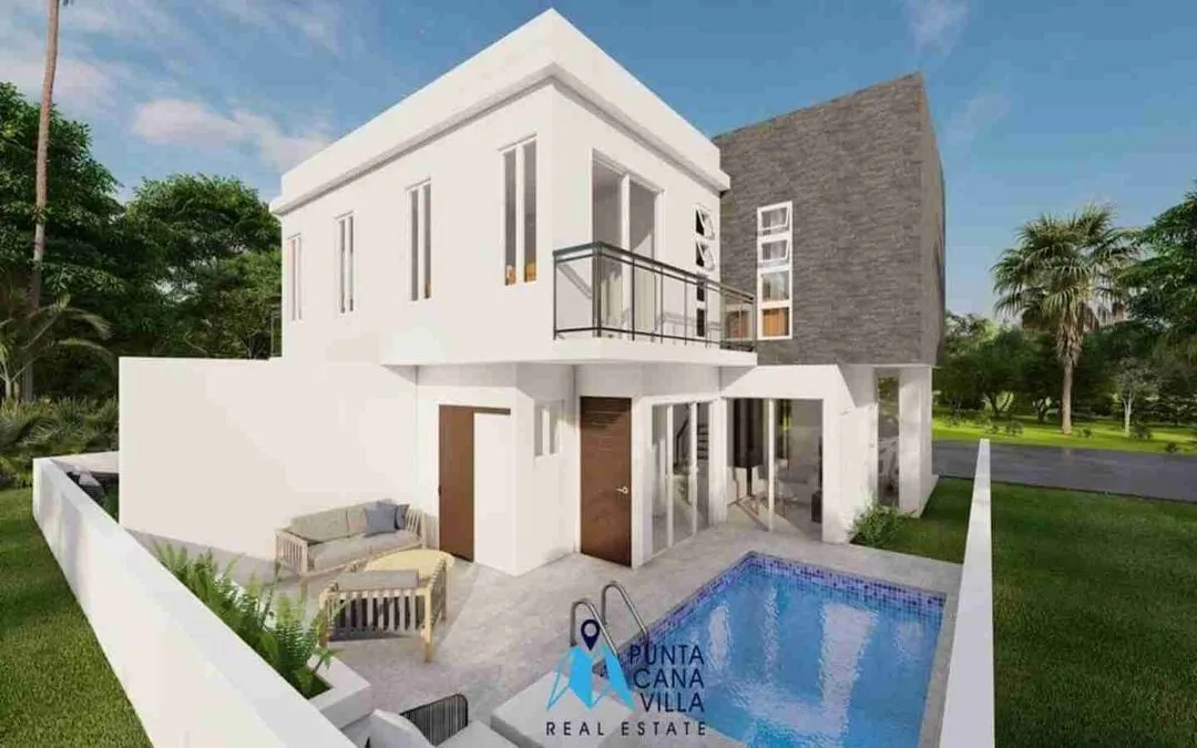 Amazing two bedroom townhouse for sale in Bavaro, Punta Cana with swimming pool ()