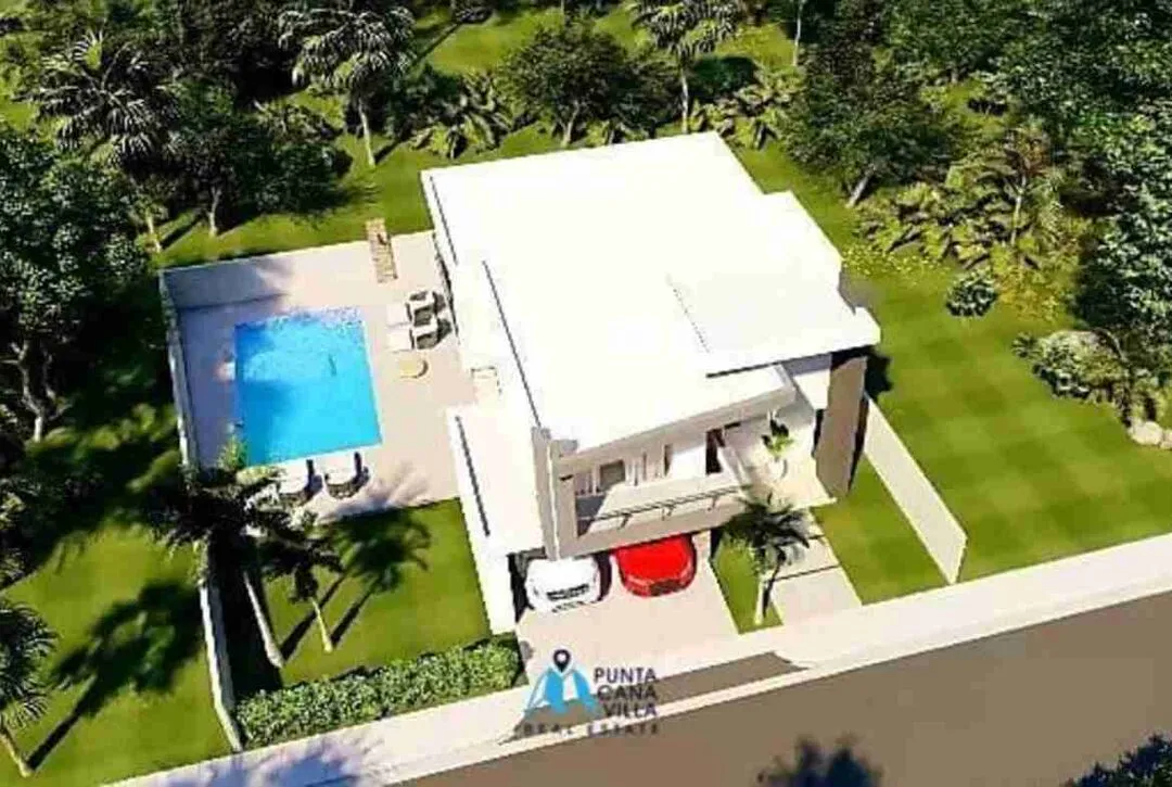 Elegant Three Bedroom Villa For Sale In Bavaro, Punta Cana With Balcony ()