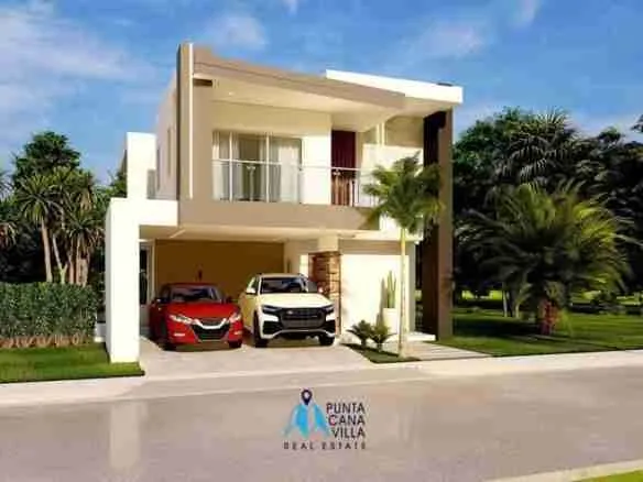 Elegant Three Bedroom Villa For Sale In Bavaro, Punta Cana With Balcony ()