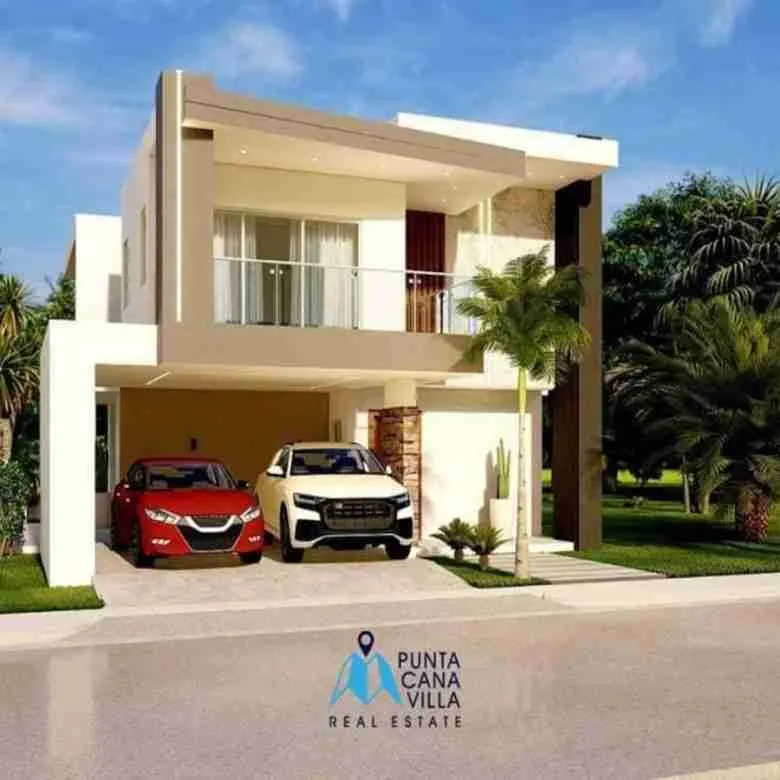 Elegant Three Bedroom Villa For Sale In Bavaro, Punta Cana With Balcony ()