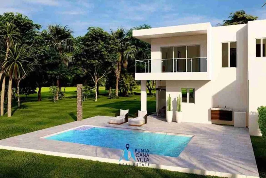 Elegant Three Bedroom Villa For Sale In Bavaro, Punta Cana With Balcony ()