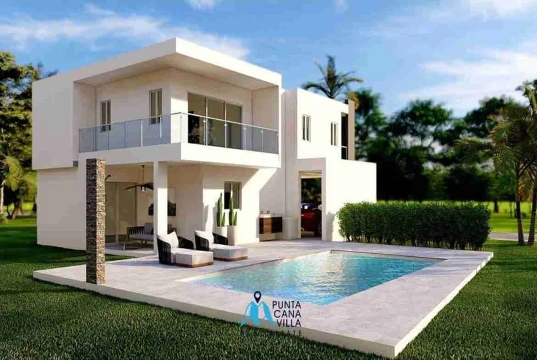 Elegant Three Bedroom Villa For Sale In Bavaro, Punta Cana With Balcony ()