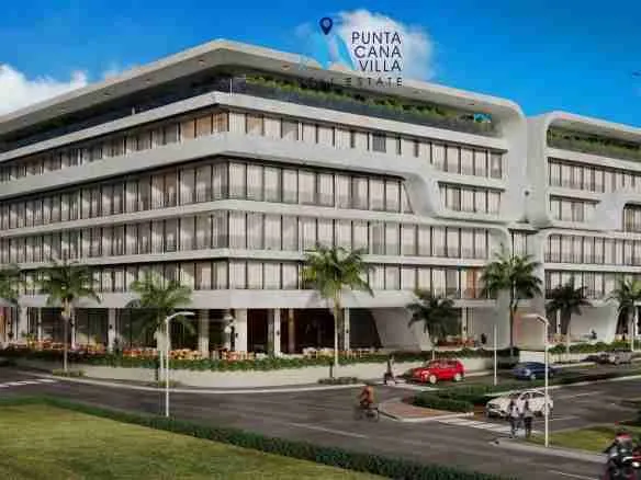 Exterior dia Blumarinapunta cana condo for sale