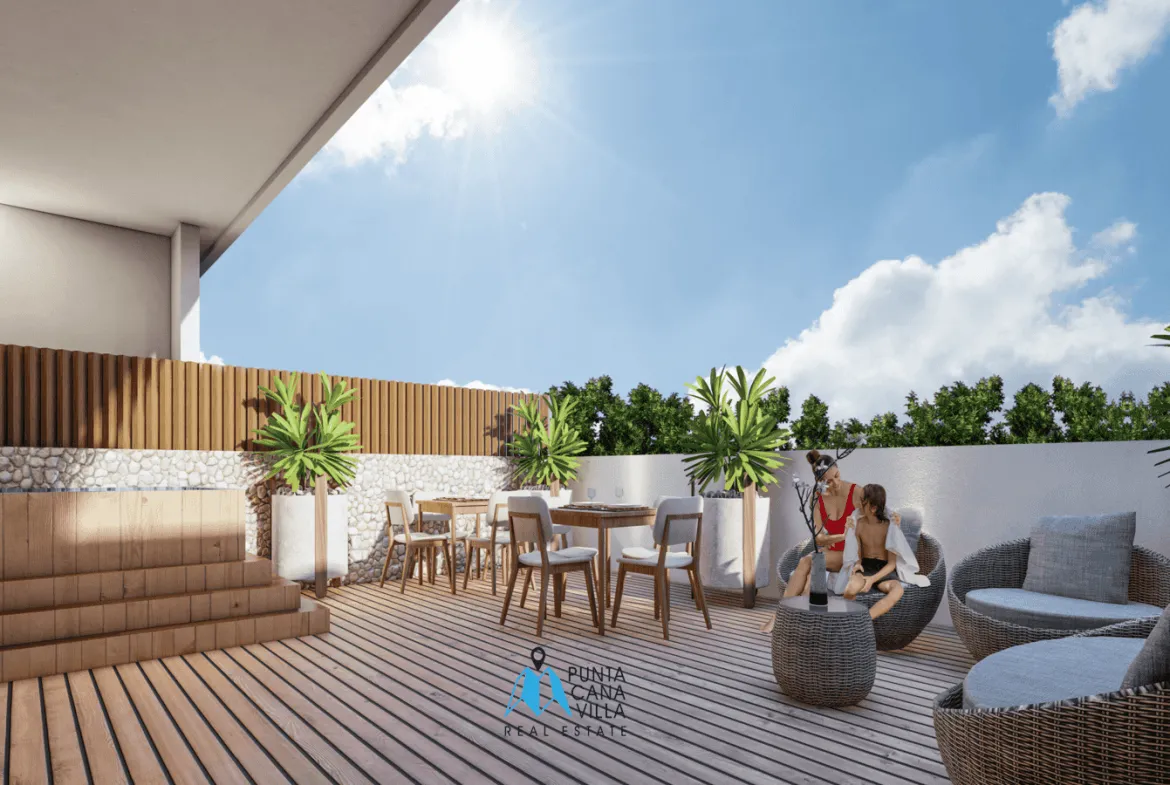 Lovely two bedroom condo for sale in Bavaro, Punta Cana with appliances included ()