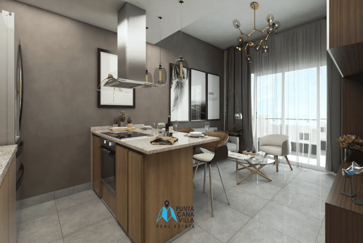 Lovely two bedroom condo for sale in Bavaro, Punta Cana with appliances included ()