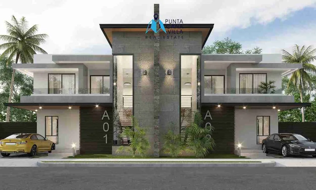 Preciosa Villa de 3 habitaciones en venta Punta Cana, situada en el centro de Punta Cana