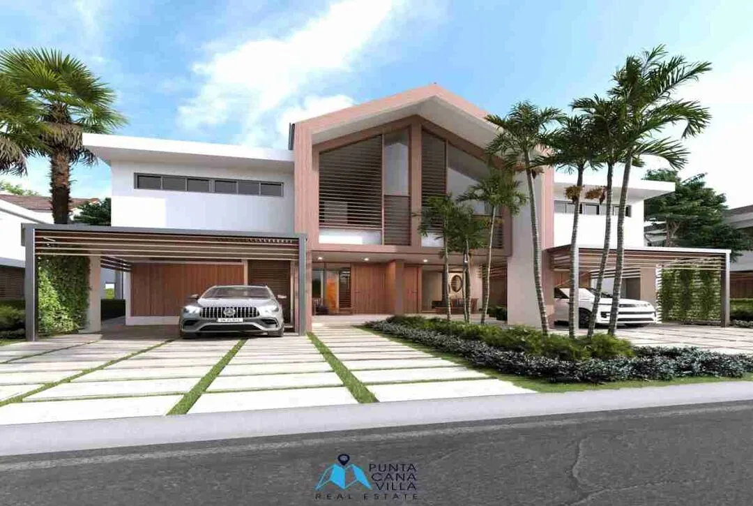 Spacious Three Bedroom Duplex Villa For Sale In Bavaro, Punta Cana With Family Room ()