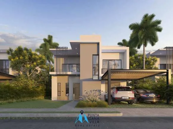 Amazing three bedroom duplex villa for sale in Bavaro, Punta Cana, Daos villas ()