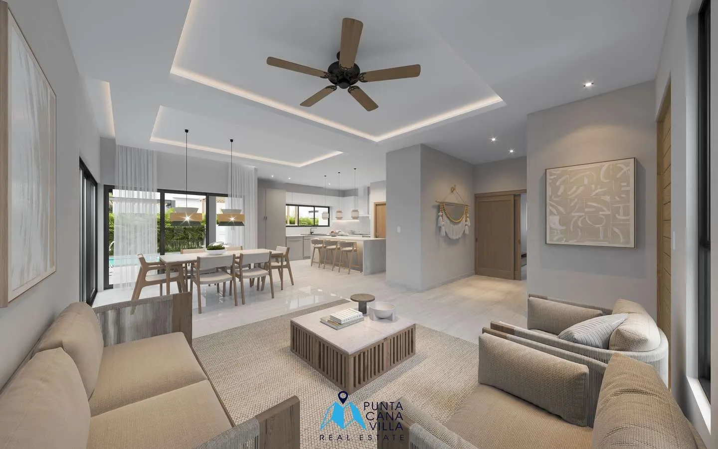Increíble Villa Dúplex De Tres Habitaciones En Venta En Bávaro, Punta Cana