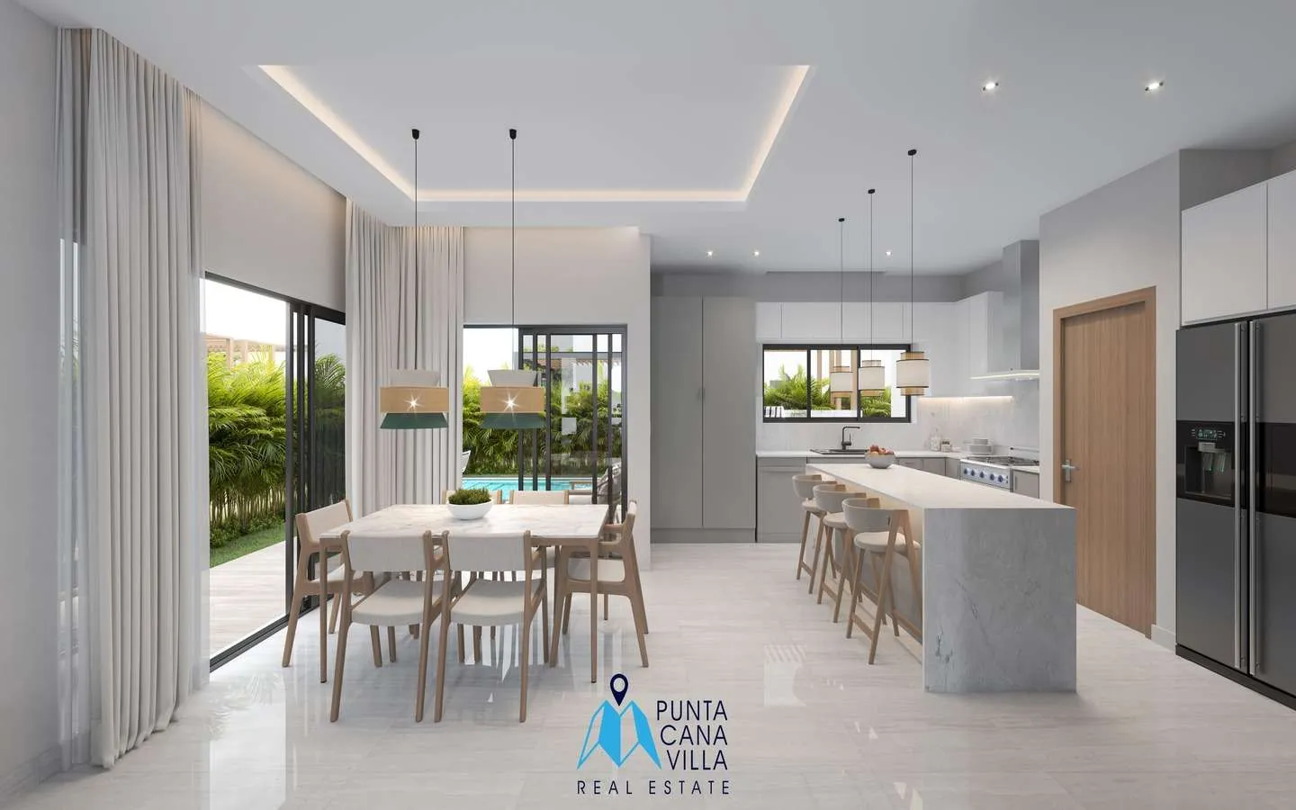 Increíble Villa Dúplex De Tres Habitaciones En Venta En Bávaro, Punta Cana