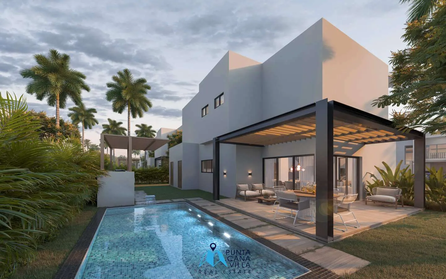 Increíble Villa Dúplex De Tres Habitaciones En Venta En Bávaro, Punta Cana