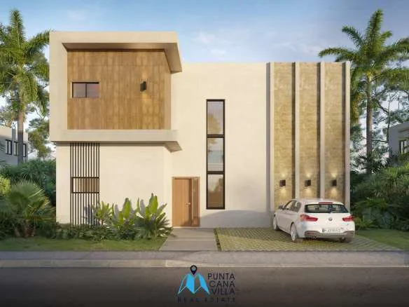 Cozy three bedroom villa for sale in Bavaro, Punta Cana within gated community, Daos villas ()