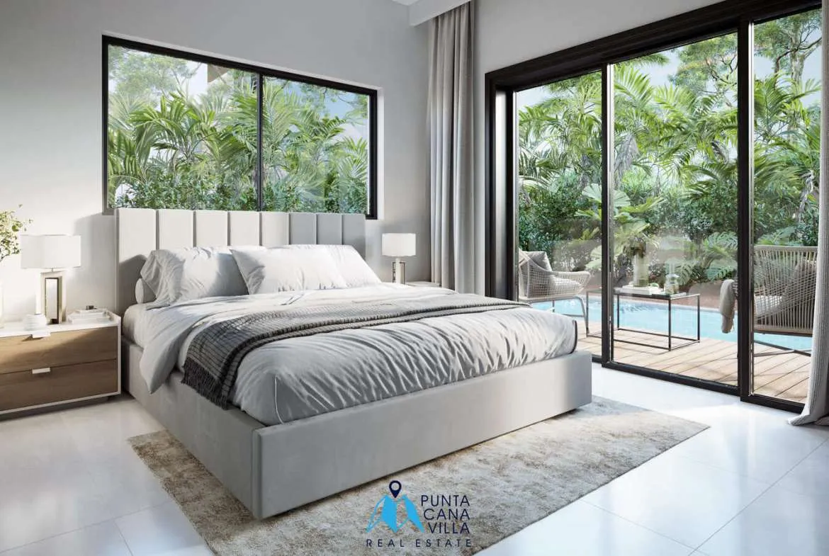 Cozy three bedroom villa for sale in Bavaro, Punta Cana within gated community, Daos villas ()