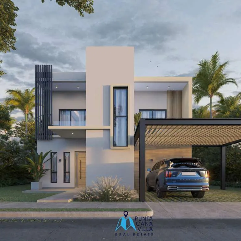 Lovely three bedroom duplex villa for sale in Bavaro, Punta Cana near Downtown, Daos Villas