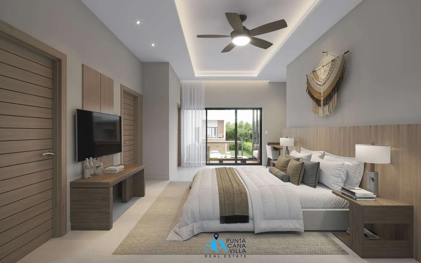 Preciosa Villa dúplex de tres habitaciones en venta en Bávaro, Punta Cana cerca del centro