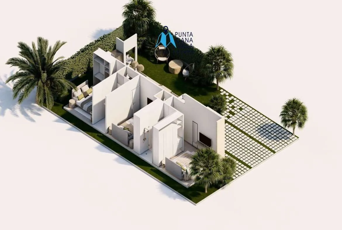 Luxurious three bedroom villa for sale in Macao, Punta Cana, View Macao Crasqui ()