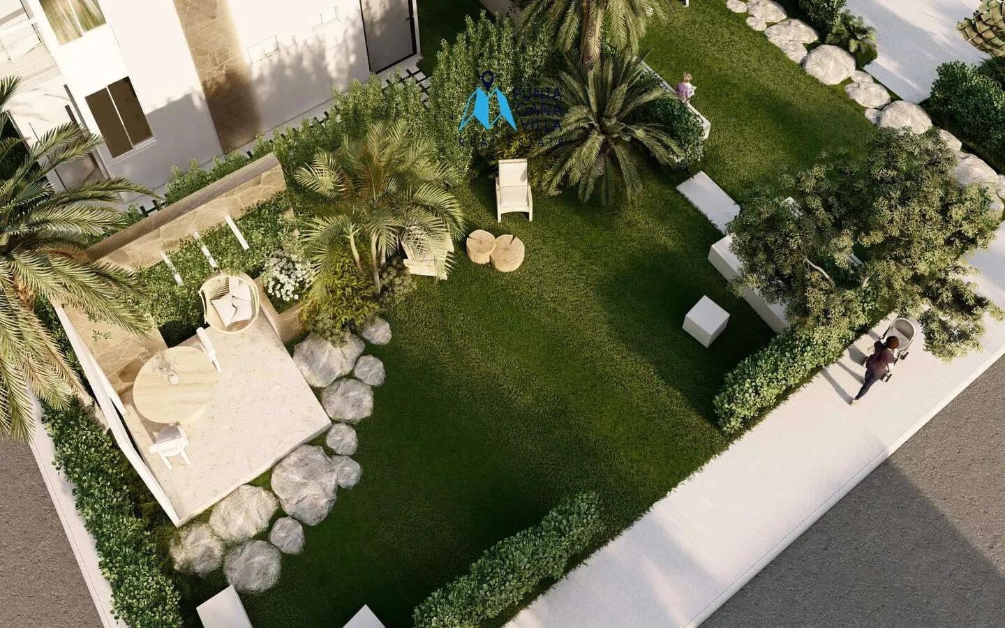Luxueuse maison de trois chambres à vendre à Macao, Punta Cana