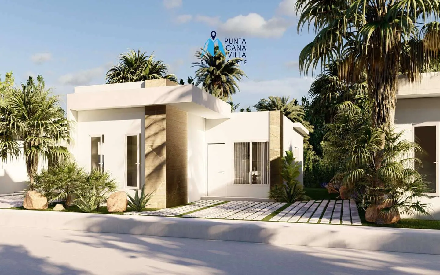 Luxueuse maison de trois chambres à vendre à Macao, Punta Cana