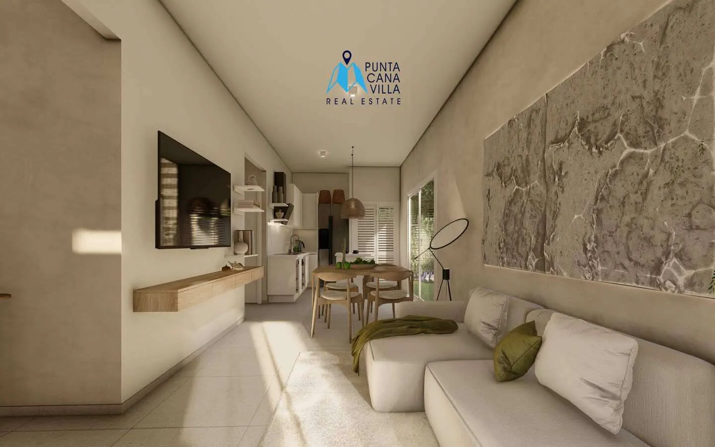 Luxueuse maison de trois chambres à vendre à Macao, Punta Cana