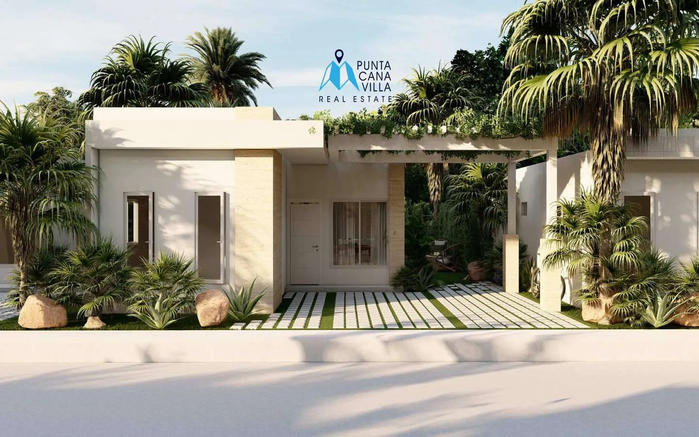 Luxueuse maison de trois chambres à vendre à Macao, Punta Cana