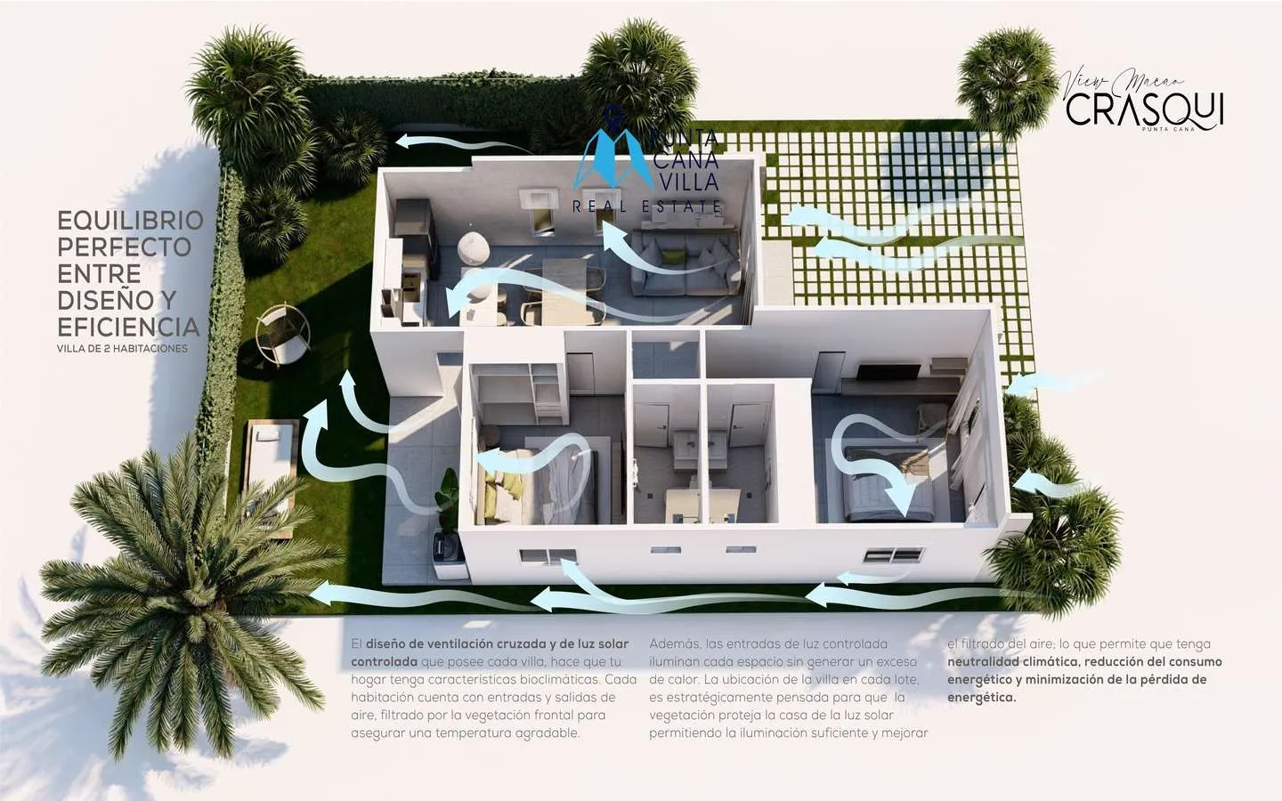 Espléndida Villa de Dos Habitaciones en Venta en Macao, Punta Cana