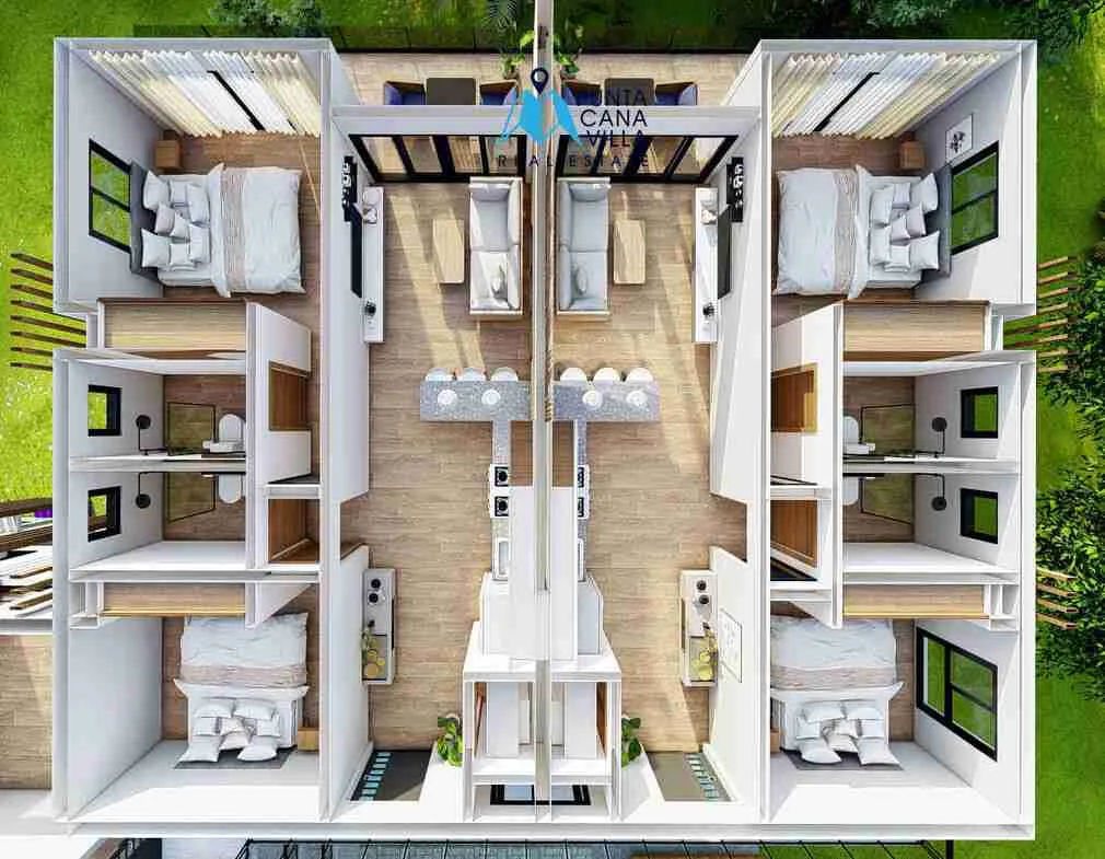 forest punta cana ground floor condo for sale two bedrooms