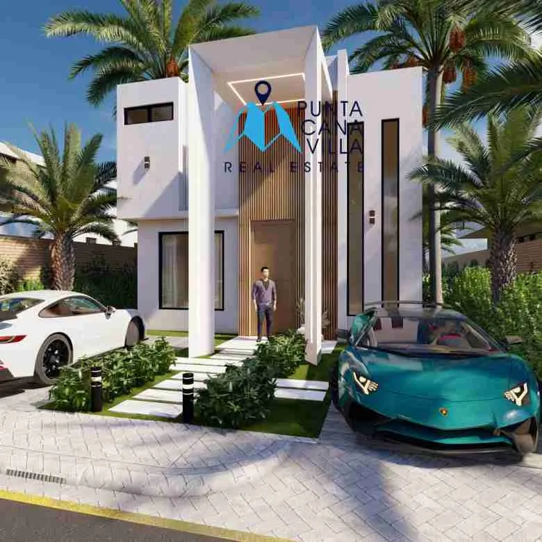 palmeras resipal punta cana villa for sale two bedroomsFACHADA