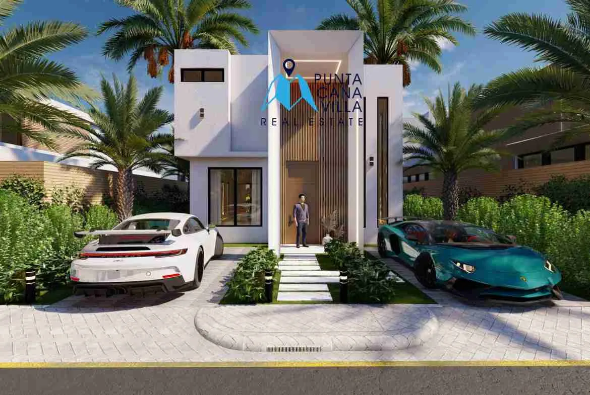palmeras resipal punta cana villa for sale two bedroomsFACHADA