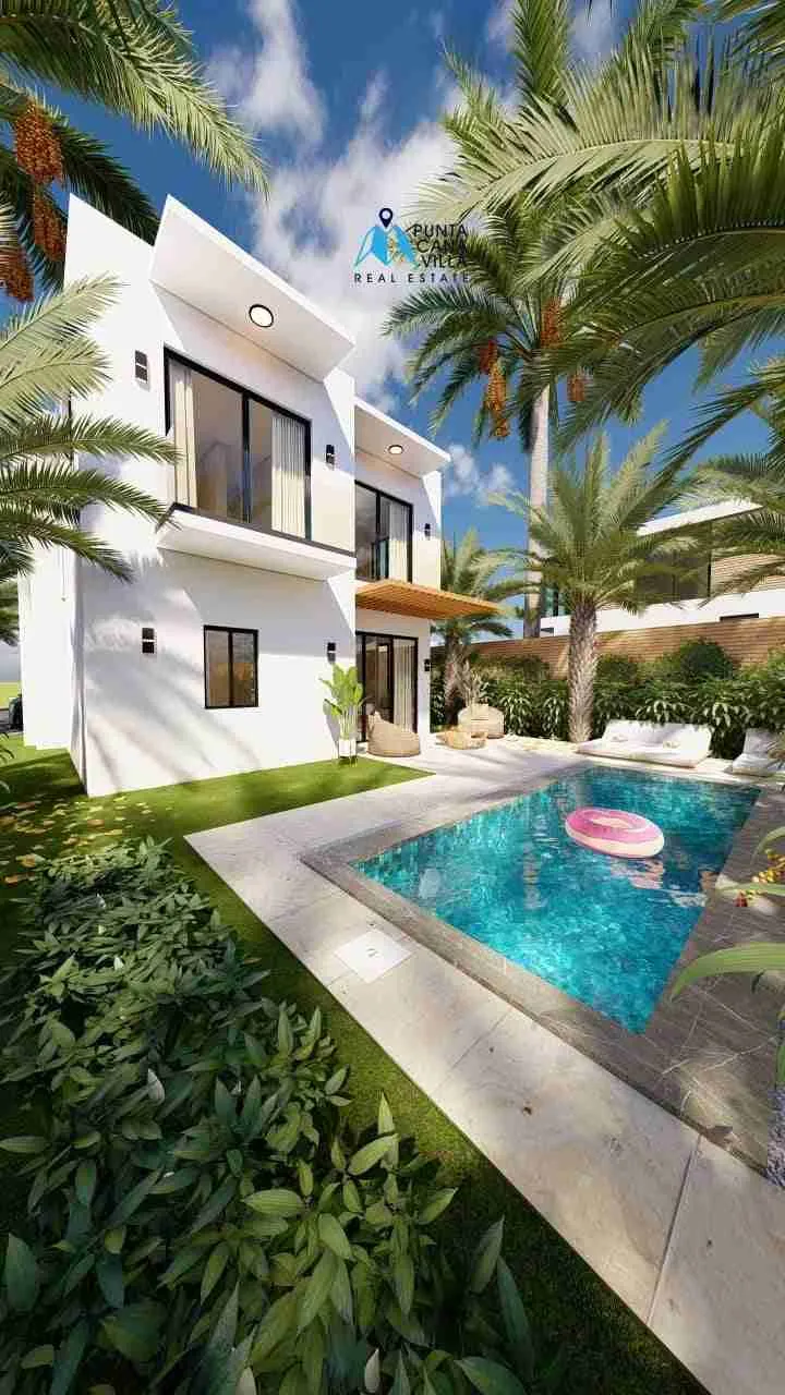 palmeras resipal punta cana villa for sale two bedroomsPATIO PISCINA palmeras resipal punta cana villa for sale two bedroomsPATIO PISCINA