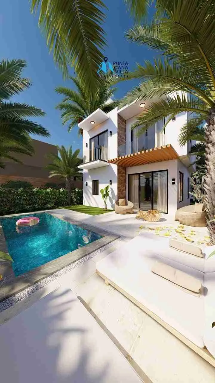 palmeras resipal punta cana villa for sale two bedroomsPATIO PISCINA palmeras resipal punta cana villa for sale two bedroomsPATIO PISCINA
