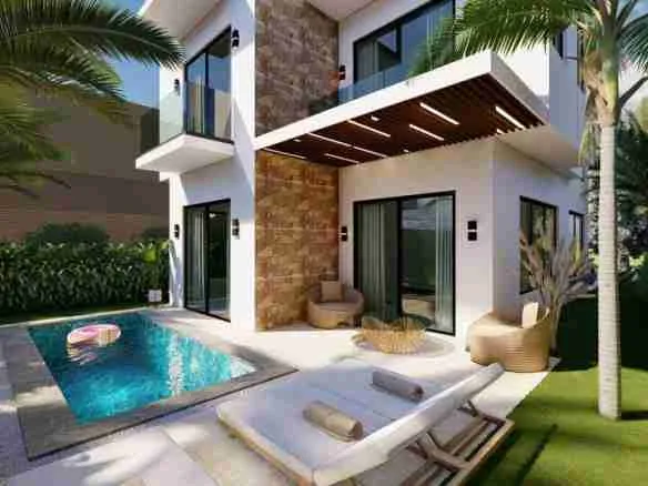 palmeras resipal punta cana villa for sale two bedroomsPISCINA PATIO