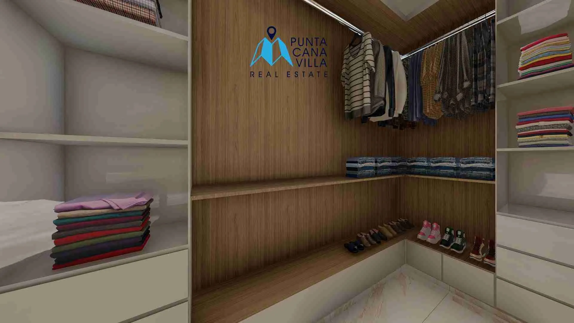 palmeras resipal punta cana villa for sale two bedroomsWALKING CLOSET