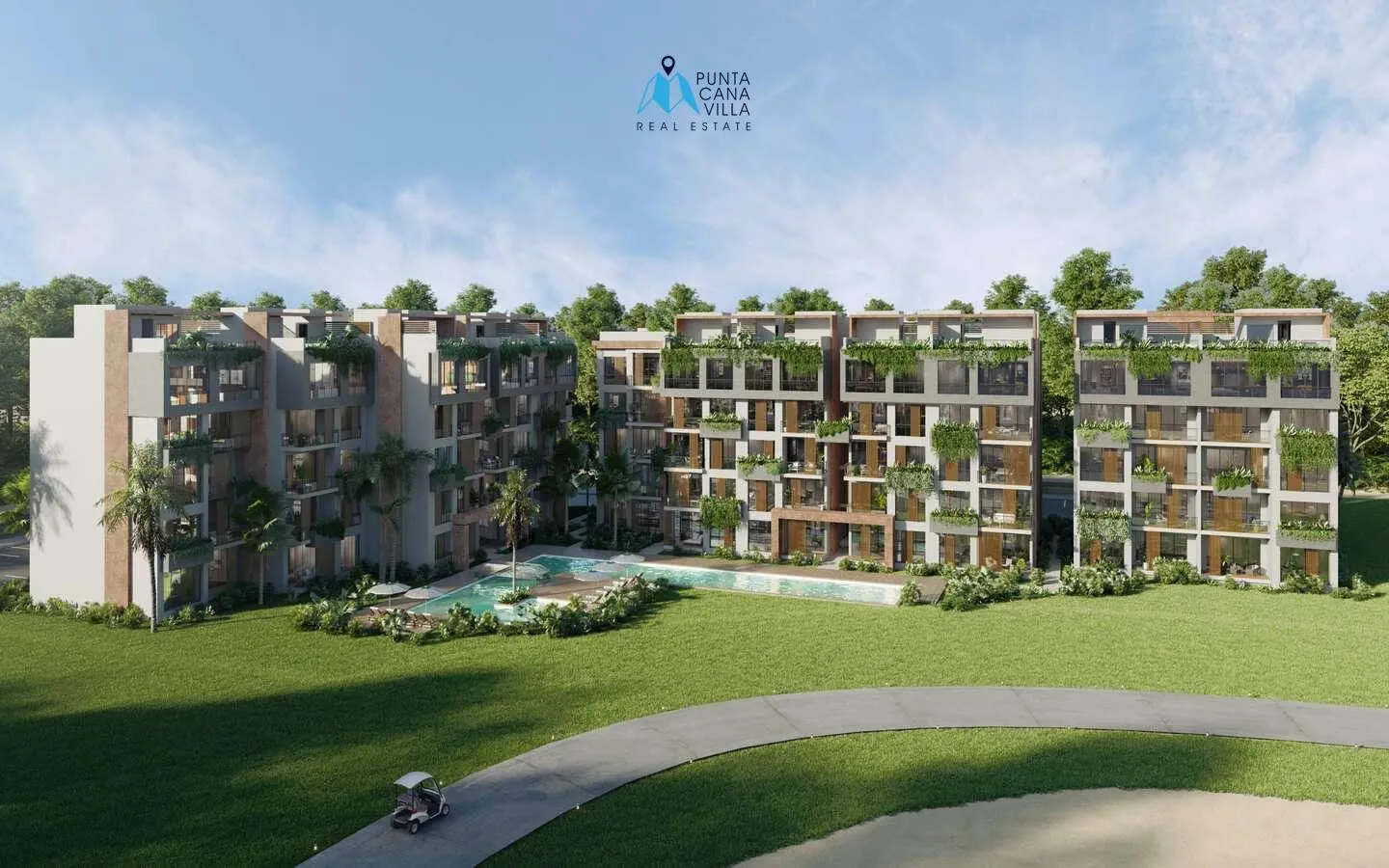 Atractivo Apartamento de dos dormitorios en venta en Bávaro, Punta Cana, con acceso al club de playa