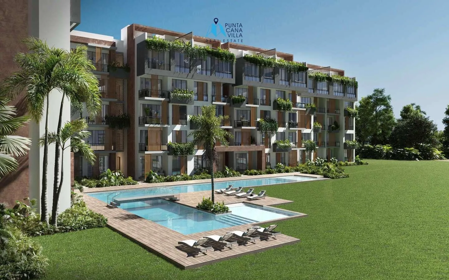 Precioso Apartamento de Tres Dormitorios En Venta En Bavaro, Punta Cana Con Acceso Al Club De Playa