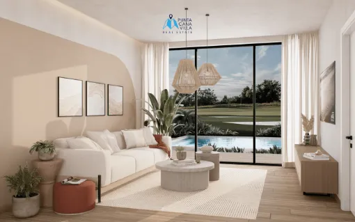 Precioso Apartamento de Tres Dormitorios En Venta En Bavaro, Punta Cana Con Acceso Al Club De Playa