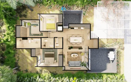 Macao Hills, encantadora Villa de tres habitaciones en venta en Macao, Punta Cana