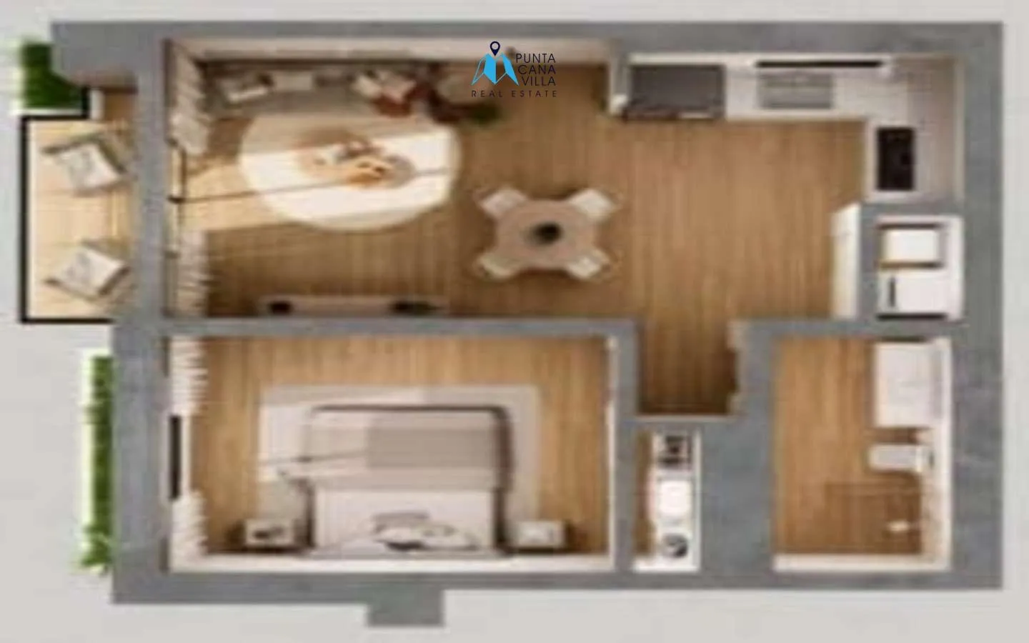Riviera Bay: Se Vende Encantador Apartamento De Un Dormitorio En Bavaro, Punta Cana Con Acceso Al Beach Club