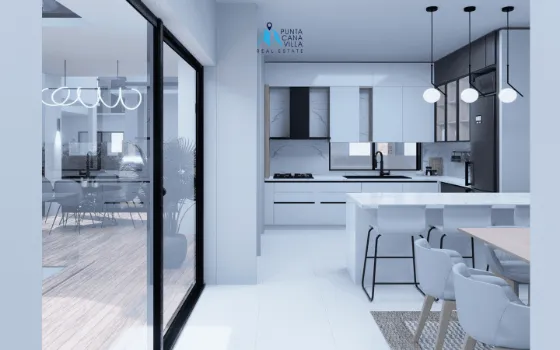 Lujosa Villa de Tres Habitaciones en Venta en Bávaro, Punta Cana