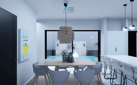Lujosa Villa de Tres Habitaciones en Venta en Bávaro, Punta Cana