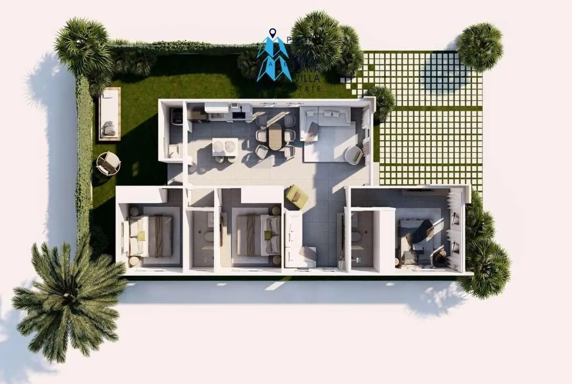 Modern Three Bedroom Studio Villa For Sale In Macao, Punta Cana, View Macao Crasqui Phase ()