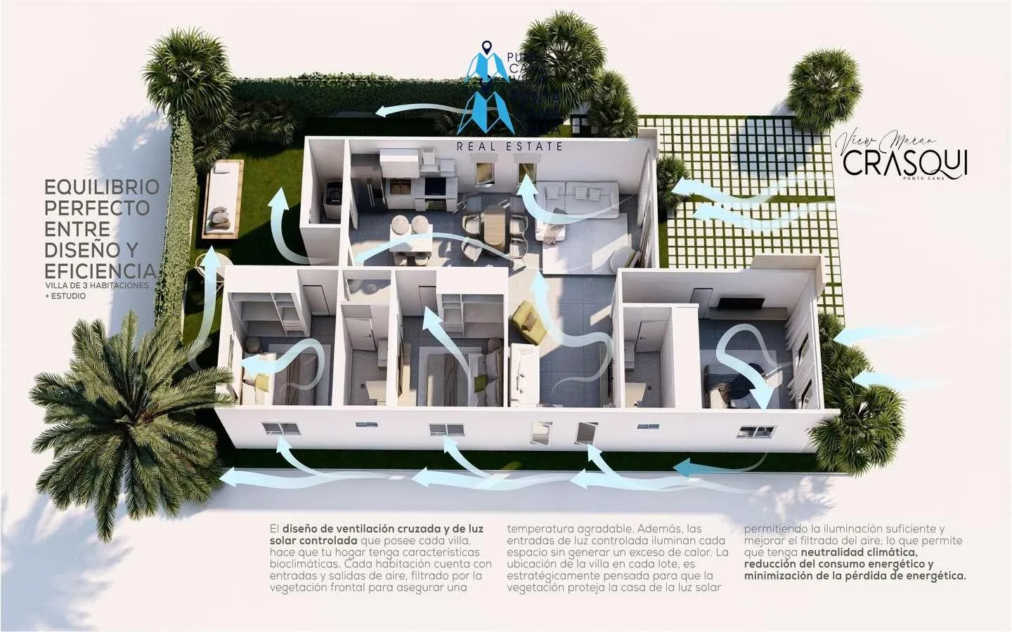 Se Vende Moderna Villa De Tres Dormitorios En Macao, Punta Cana – Copiar