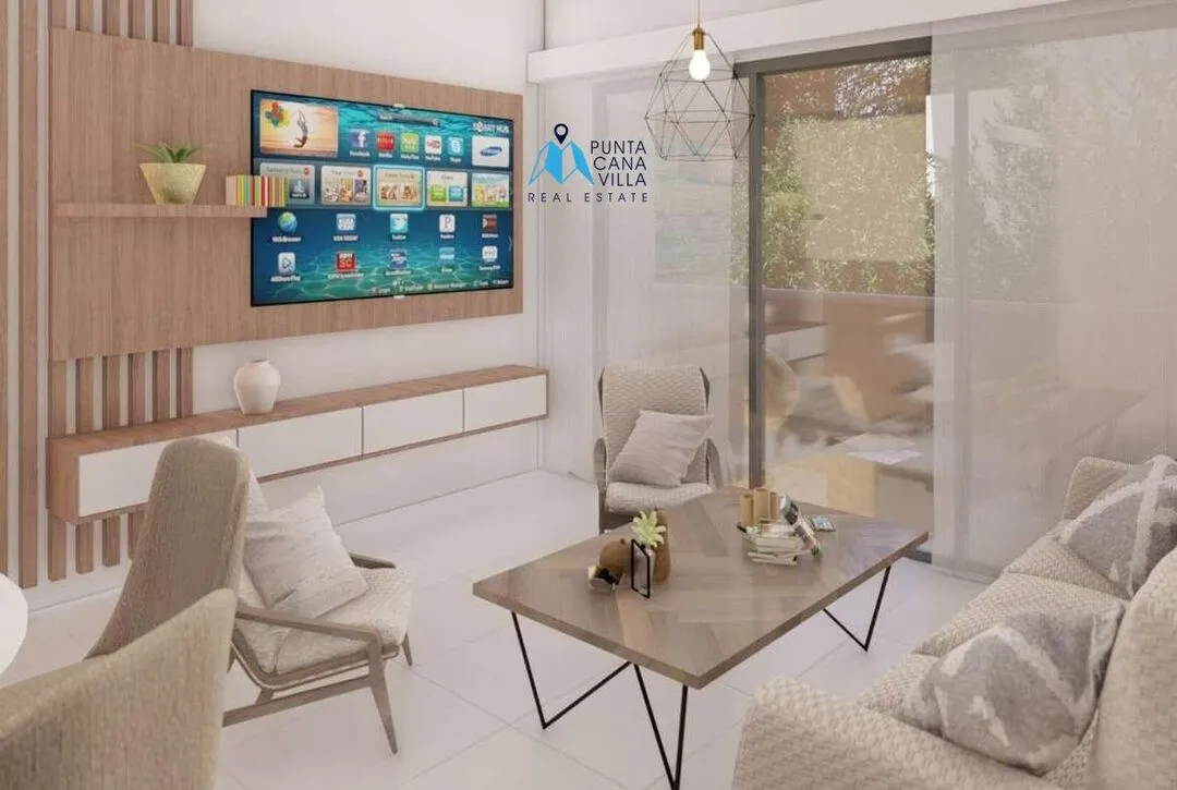 Adorable Two Bedroom Condo For Sale In Bavaro, Punta Cana With BBQ Area, Colinas de Punta Cana ()