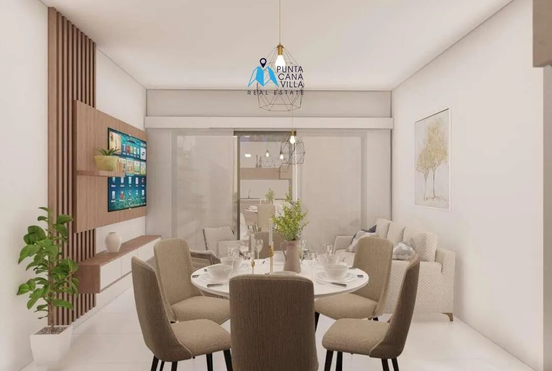 Adorable Two Bedroom Condo For Sale In Bavaro, Punta Cana With BBQ Area, Colinas de Punta Cana ()