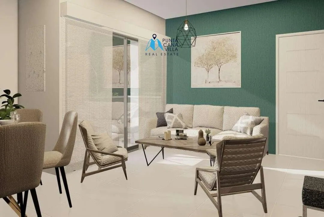 Adorable Two Bedroom Condo For Sale In Bavaro, Punta Cana With BBQ Area, Colinas de Punta Cana ()
